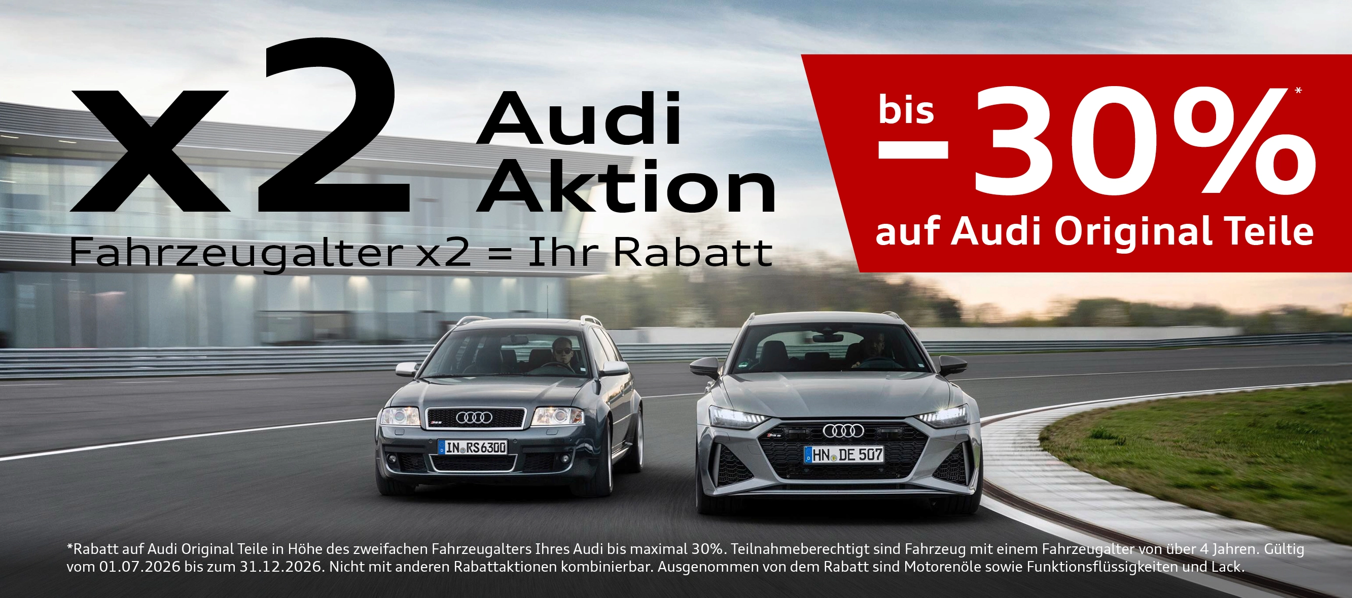 Audi x2 Aktion